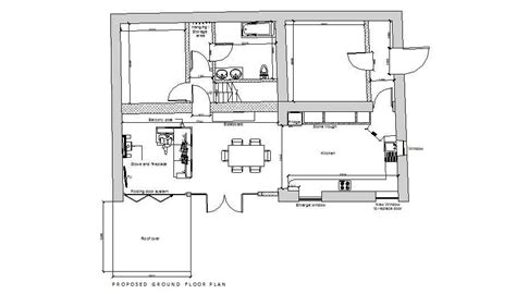 Drawing Of House Plan With Detail Dimension In Autocad Cadbull