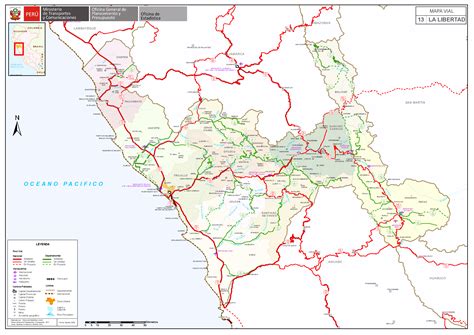 Mapa Vial De La Libertad Mcn Peru Monitoreo Climatologico Del Norte