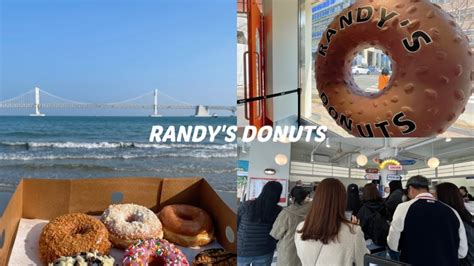 부산 광안리 랜디스도넛 줄서서 먹는 도넛 맛집 아이언맨도 좋아하는 Randys Donuts Youtube