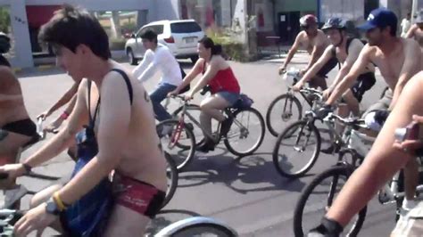 2do World Naked Biker Ride Guadalajara 2012 1 YouTube