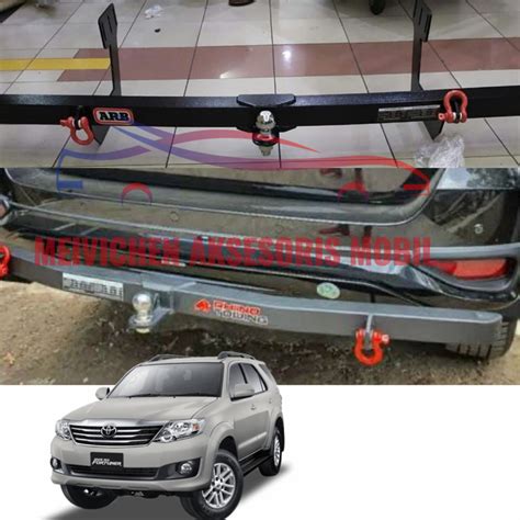 Jual Towing Arb Gran Fortuner Bumper Belakang Besi Model Anting Full