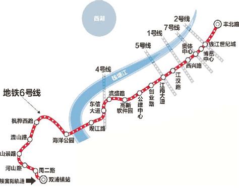 杭州地铁6号线一期计划明年5月开工 Cbd城建 杭州写字楼网