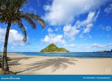 Levera Beach on Grenada Island with a View of Sugar Loaf Island ...