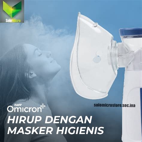 Jual TaffOmicron Alat Terapi Pernapasan Handheld Inhaler Nebulizer