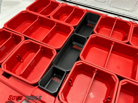 Milwaukee Packout Low Profile Organizer Center Bins 3 Bin Set Etsy