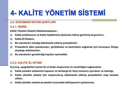 PPT TS EN ISO 9001 KALİTE YÖNETİM SİSTEMİ PowerPoint Presentation