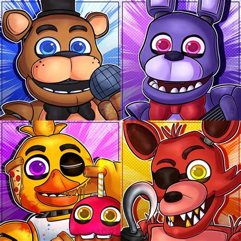 Fnaf1 Gang Pfp Icons Fnaf Fivenightsatfreddys Fnaffreddy Fnafbo Fnaf Drawings Fnaf