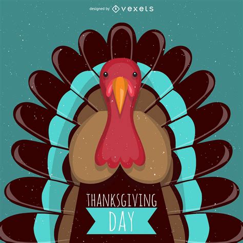 Thanksgiving Turkey Illustration Vector Download