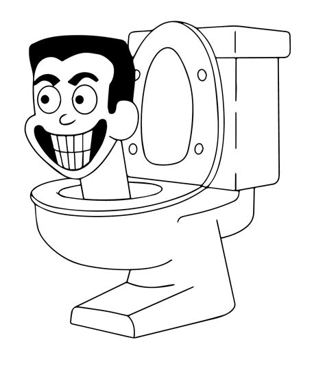 Original G Man Skibidi Toilet Coloring Page Download Print Or Color Online For Free