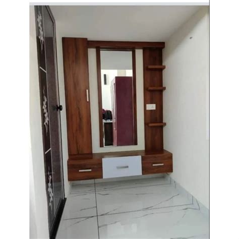 3 5ft Brown Plywood Mirror Dressing Table At Rs 13500 Wood Dressing