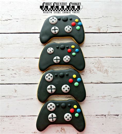 Game Controller Cookies One Dozen 12 Decorated Sugar Etsy