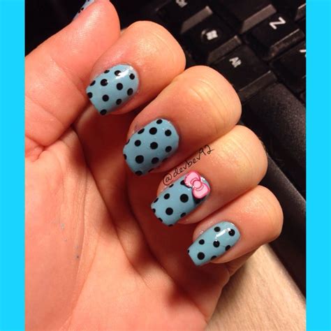 Blue And Black Polka Dots Black Polka Dot Dots Polka