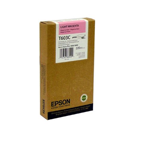 Cartucho Epson Original T603C00 T563600 Ultrachrome K3 Light Magenta