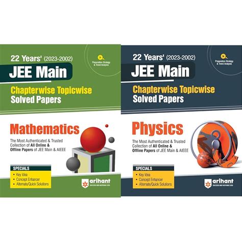 Buy Arihant Years Chapterwise Topicwise Jee Main Solved