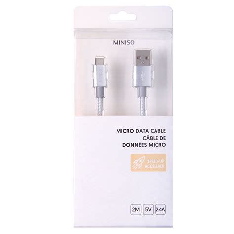 Микро USB кабел - MINISO България