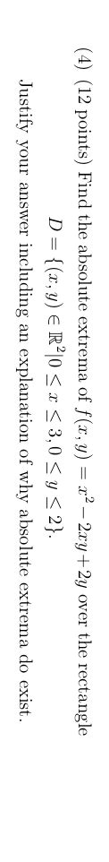 Solved Points Find The Absolute Extrema Of Chegg