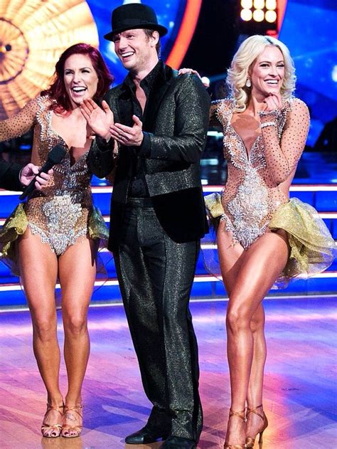 Nick And Sharna With Peta Murgatroyd Dancing With The Stars Sharna