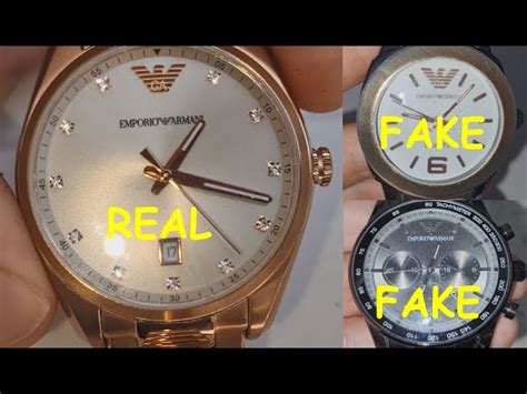 Introducir 33 Imagen Emporio Armani Watch Fake Vs Real Abzlocal Mx