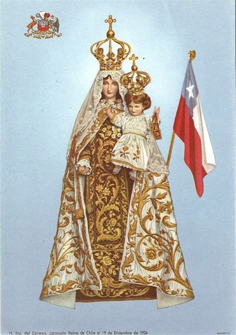 Virgen Del Carmen Arte Cristiano Simbolos Patrios Imágenes Religiosas