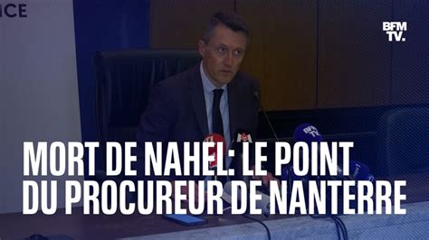 Mort de Nahel l intégralité de la conférence de presse du procureur de