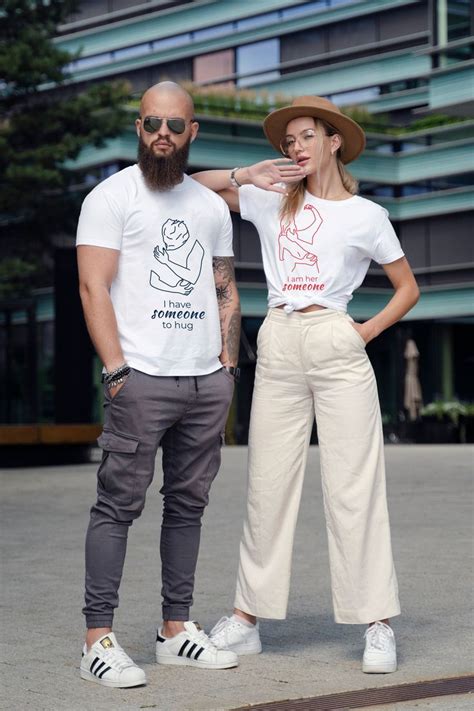Matching Couple T Shirts Minimalist Couples Shirts Cute Couple Shirts