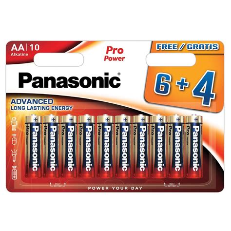 LR6PPG 10BW Batterie Stilo AA Pro Power Panasonic Panamar