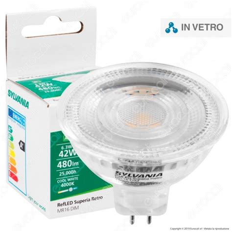 Acquista Sylvania Refled Superia Retro Lampadina Led Gu5 3