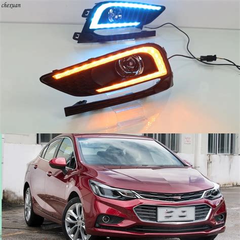 Cscsnl 1 Pair For Chevrolet Cruze 2016 2017 2018 Abs Led Drl Daytime