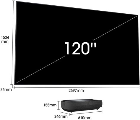 Hisense 120 Inch Laser 4K HDR Smart TV - Filta.ng