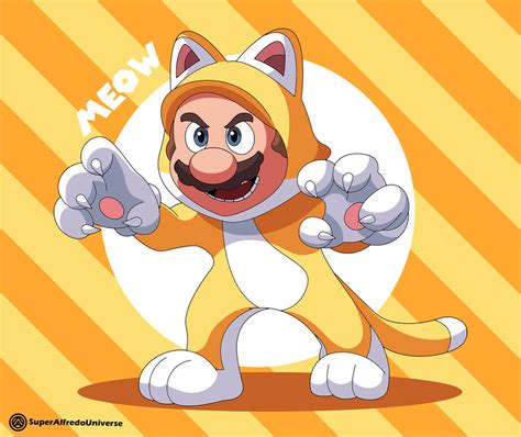 Super Mario Bros Movie Cat Mario By Superalfredouniverse On Deviantart