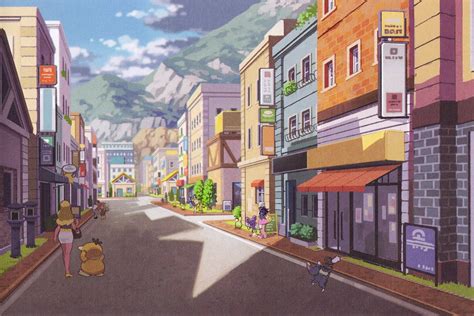 Pin By M M On イラスト6 Pokemon Towns Pokemon Art Pokemon Regions