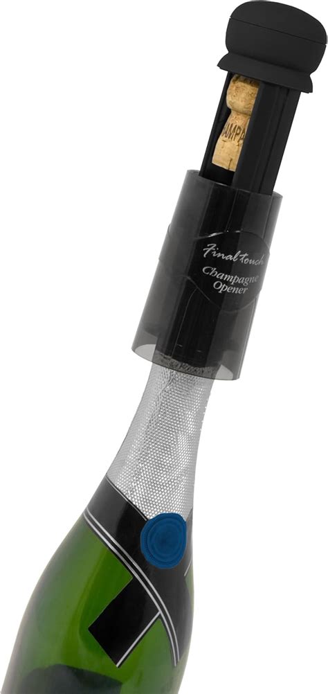 Final Touch Champagne Sparkling Wine Bottle Cork Opener Sekt Flaschen