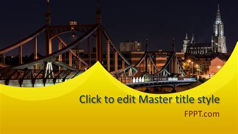 Free Bridge Powerpoint Template Free Powerpoint Templates