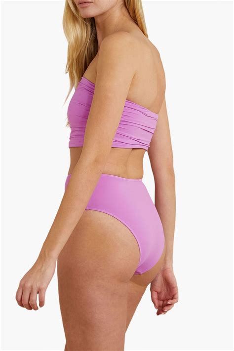 BONDI BORN Poppy High Rise Bikini Briefs THE OUTNET