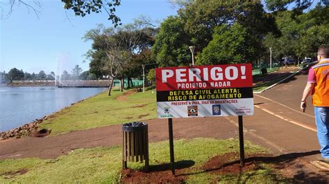 Defesa Civil Instala Placas De Alerta No Lago Municipal Cgn O Maior