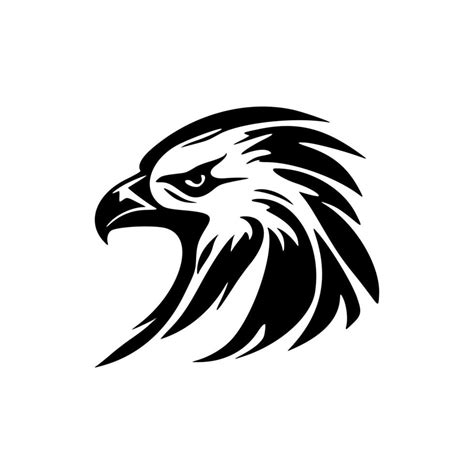 A black and white eagle logo in vector format. 21395927 Vector Art at ...