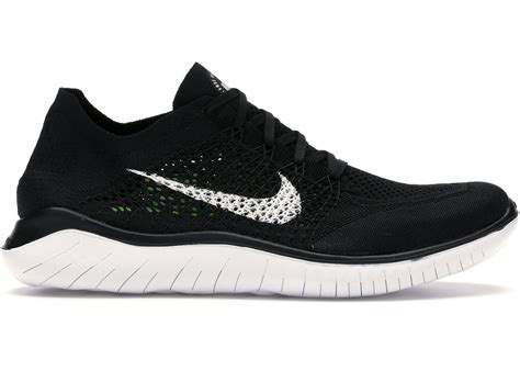 Nike Free RN Flyknit 2018 Black White - 942838-001