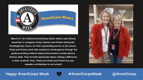 2023 National Americorps Week Battle Lake Public Schools