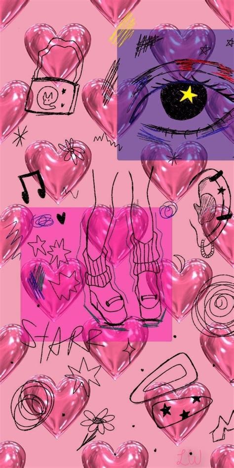 Pin On Dibujitossss Cute Tumblr Wallpaper Wallpaper Doodle Pink