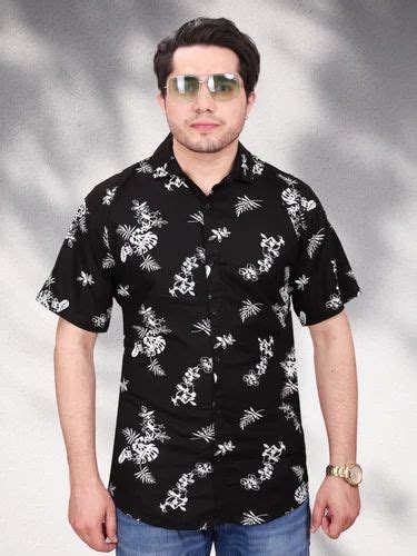 Printed Mens Polyester Casual Shirt Half Sleeves At Rs 190 Piece In