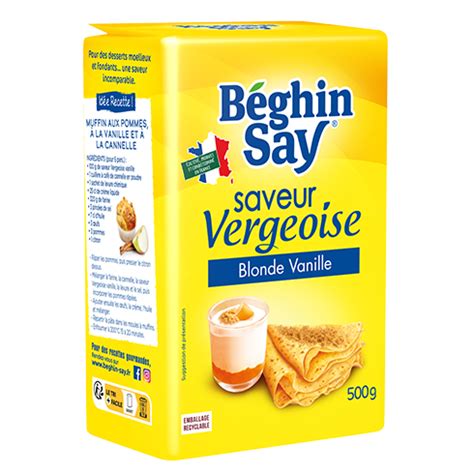 Saveur Vergeoise Blonde Vanille Béghin Say