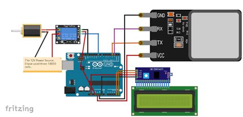 Fingerprint Door Lock Using Arduino Circuit Diagram Fingerpr