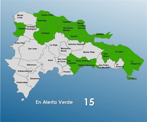 Coe Mantiene Provincias En Alerta Verde Por Vaguada N Digital