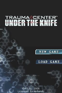 Screenshot Of Trauma Center Under The Knife Nintendo Ds