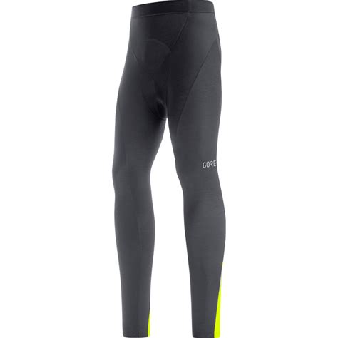 Gorewear C Thermo Bib Tights Men Black Neon Yellow Bike