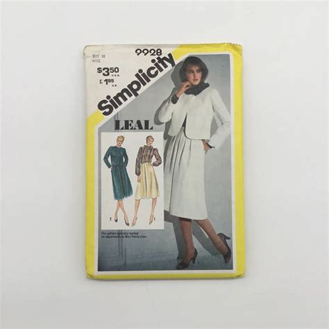 Simplicity Jacket Skirt And Blouse Vintage Uncut Sewin