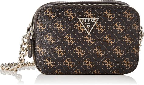 Guess Womens Hwql Bro Kahverengi Amazon Tr Moda