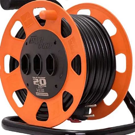 Extensao De 20 Metros - Extensão Elétrica Carretel 20 Metros 20A 1544 Maxi Pro Daneva