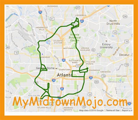 Atlanta BeltLine Map Printable