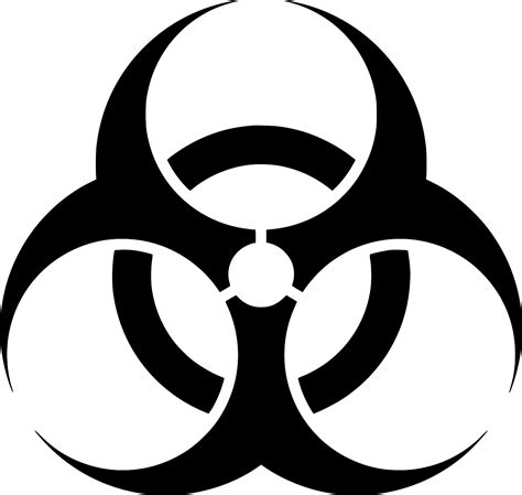 SVG > giftig Warnung Symbol Biohazard - Kostenloses SVG-Bild & Symbol ...